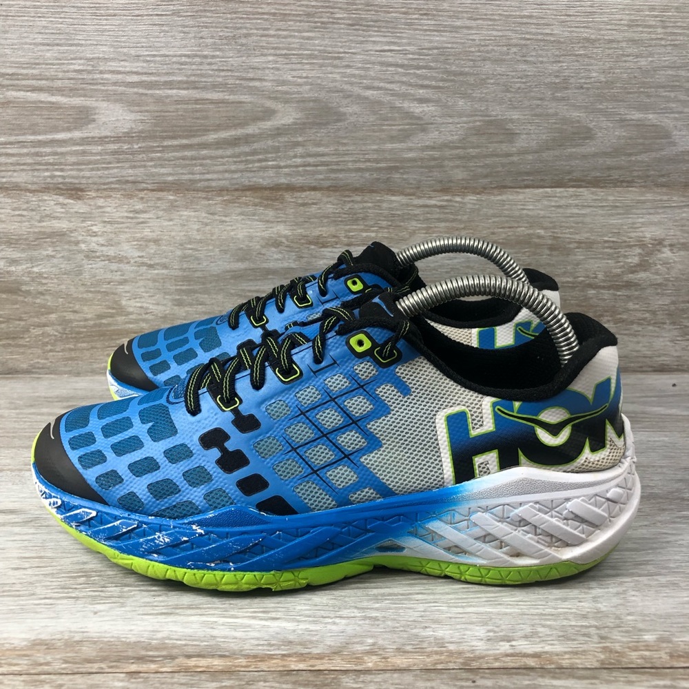 Hoka One One Men's M Clayton Lightweight Road Running Shoe Blue Sz 8